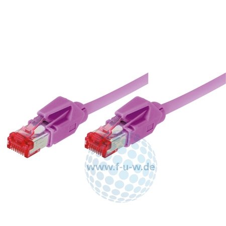 Tecline Category 6A Ethernet Kabel (1 m) Erikaviolett von Tecline