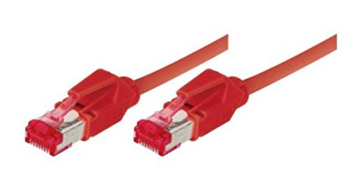 Tecline Category 6A Ethernet Kabel (1 m) rot von Tecline