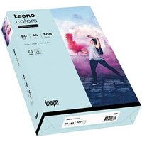 tecno Kopierpapier colors hellblau DIN A4 80 g/qm 500 Blatt von Tecno