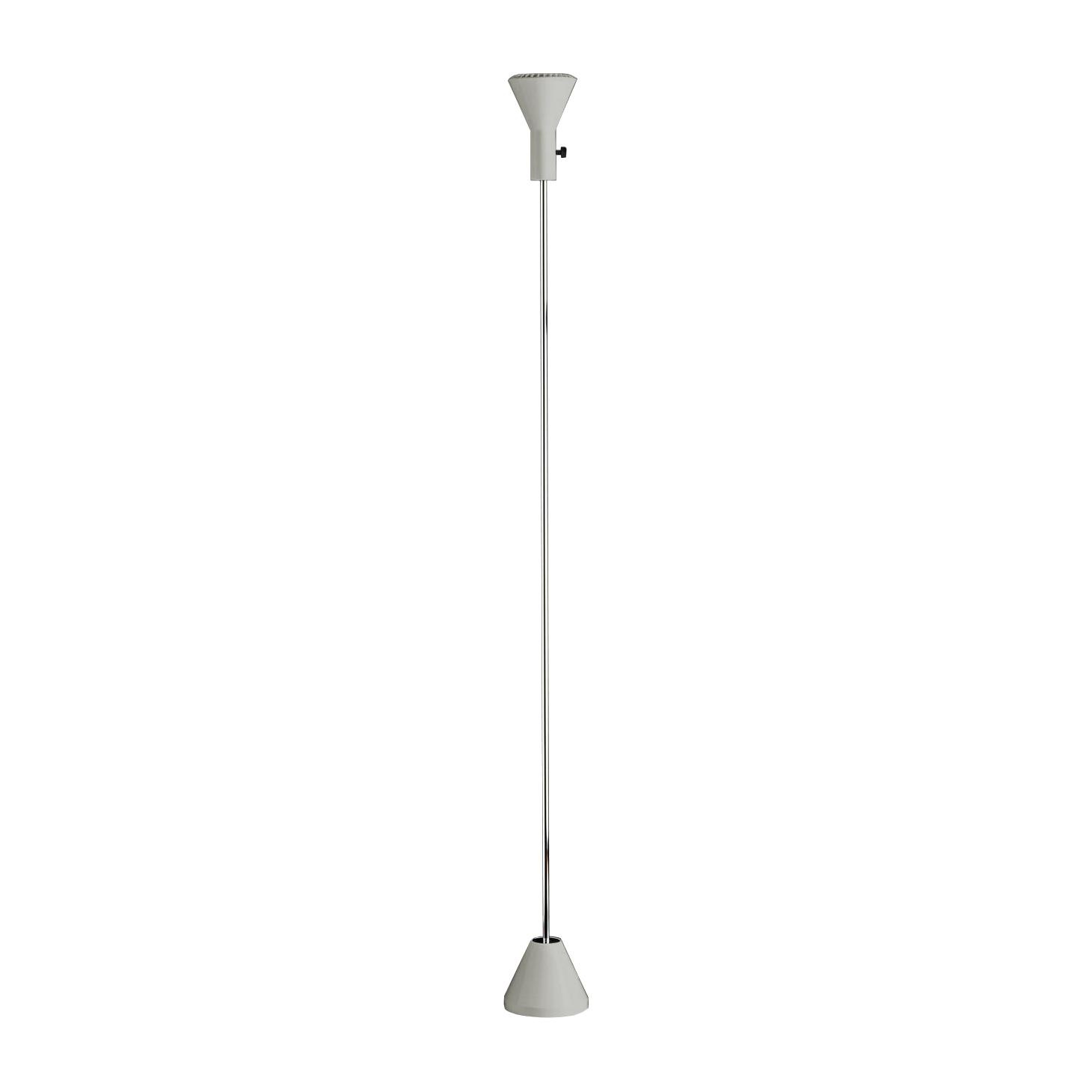 Tecnolumen - ES 57 LED Stehleuchte - grau /verchromt /H 171cm / Ø 13cm/1788Im/2700K von Tecnolumen