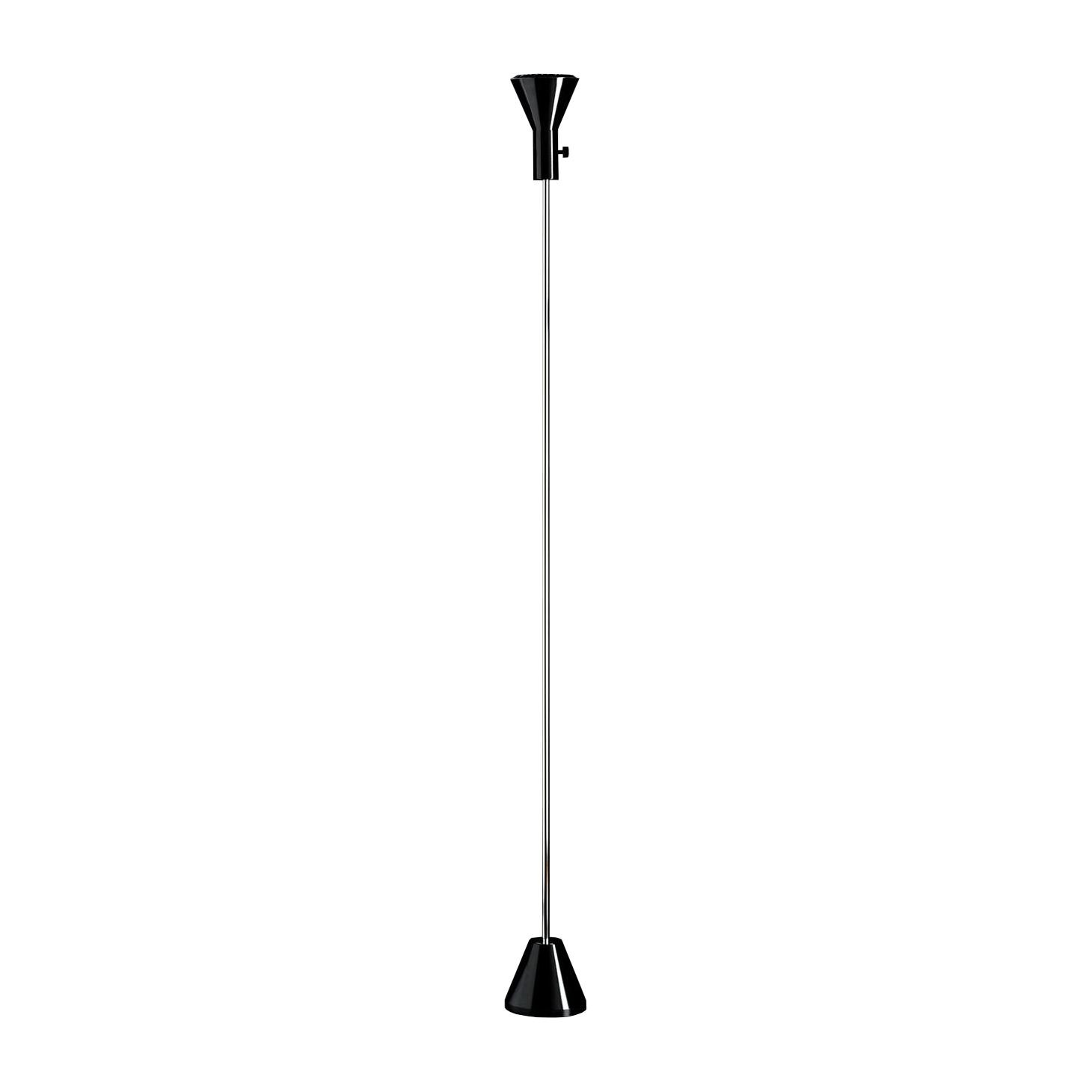 Tecnolumen - ES 57 LED Stehleuchte - schwarz/verchromt /H 171cm / Ø 13cm/2700K/1788Im von Tecnolumen