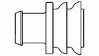 TE Connectivity Superseal Kfz-Steckverbinderdichtung, Grün x 100 Stück von Teensy