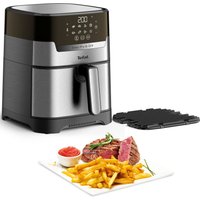 Tefal Fritteuse "EY505D Easy Fry & Grill Deluxe", 1400 W, Heißluftfritteuse & Grill, digitales Display, 4,2 L, 8 Kochprogramme von Tefal
