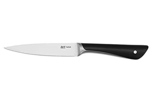 Jamie Oliver by Tefal K26709 Universalmesser 12 cm | hohe Schneideleistung | unverwechselbares Design | widerstandsfähige und langlebige Klingen | Edelstahl/Schwarz von Tefal