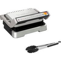 Tefal Kontaktgrill "GC773D OptiGrill 2-in-1 mit Grillzange", 2100 W, intelligenter Grill & BBQ, aufklappbar, 9 Auto-Programme von Tefal