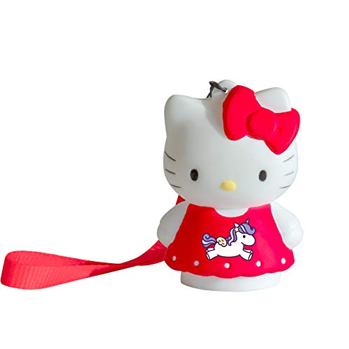 Teknofun - Hello Kitty Lichtfigur Einhorn - 8 cm - Taschenformat - Dekorieren und Beleuchten - 2 Beleuchtungsmodi - 3xAG13 Enthalten - Weiß und Rosa - Für Kinder, Sammler von TEKNOFUN