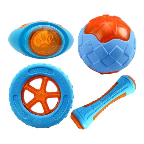 Teksome Quietschendes Wasserspielzeug für Hunde, schwimmendes Spielzeug für Hundepools, Flexibler Hundepool und Wasserspielzeug, Lustige Zahnreinigung, interaktive Spielhunde-Poolschwimmer für Pools, von Teksome