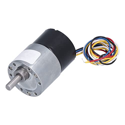 JGB37-3525 Getriebemotor, DC 24V 12RPM-960RPM Elektrischer Micro-Untersetzungsgetriebemotor Hohem Drehmoment Reversibler Bürstenloser Reduzierer-Elektromotor Geräuscharmer Getriebemotor(35RPM) von TenNuoDa