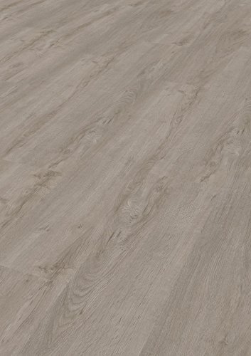 TEPCOR® Vinylboden Klick RIGID (Grey Oak) | Premium Vinylbodenbelag mit Klicksystem | 4,5 mm Stark - 0,30 mm Nutzschicht | 1 Paket - 2,61 m² | Wasserfest | Holzoptik von Tepcor