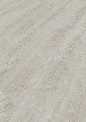 TEPCOR® Vinylboden Klick RIGID (Polareiche) | Premium Vinylbodenbelag mit Klicksystem | 4,5 mm Stark - 0,30 mm Nutzschicht | 1 Paket - 2,61 m² | Wasserfest | Holzoptik von Tepcor