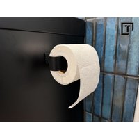 Toilettenpapierhalter - Vintage Klopapierhalter Schwarz Wc Papier Toiletten Halterung 100% Handarbeit von TerleckiPL
