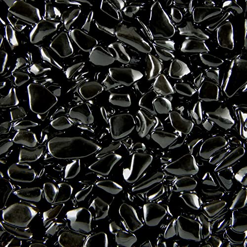 Terralith Steinteppich Marmor Komplett-Set für 1qm - Körnung: fein - 2-4mm mit Epoxidharz Bindemittel - für Innen in schwarz (nero) von Terralith