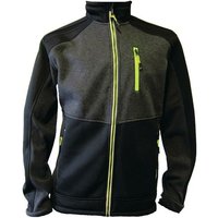 Terrax Workwear - Strickfleecejacke Gr.M dunkelgrün/schwarz/lime ter von Terrax Workwear