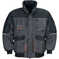 Terrax Workwear - Pilotenjacke Gr.XL dunkelgrau/schwarz/orange terra von Terrax Workwear