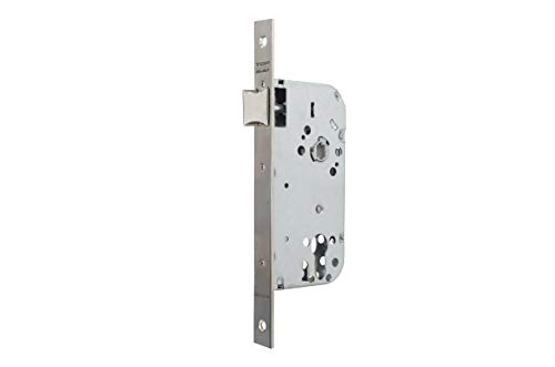 tesa 135 – Schloss tiefgezogen quadratisch/A C8 50 mm Eisen Nickel von Tesa Assa Abloy