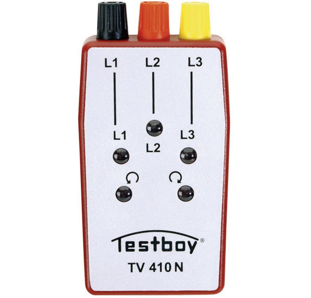 Testboy Spannungsprüfer Testboy TV 410 N Drehfeldmessgerät CAT II 400 V LED, (TV 410 N) von Testboy