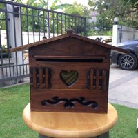 Briefkastenhalter Aus Holz Hängend von Thaiqualitygoods
