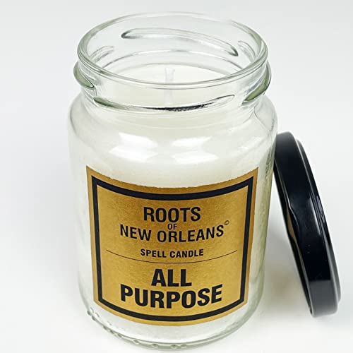 Roots Candle All Purpose - Magische Kerze im Glas mit detailierter Ritualanleitung - Für alle Zwecke - Hoodoo, Voodoo, Conjure von The Voodoo Shop