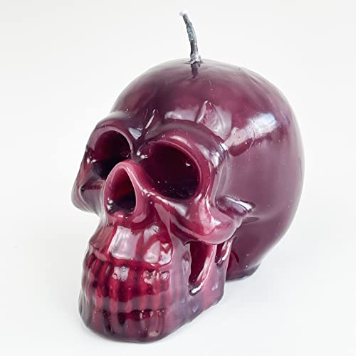 Voodoo Big Skull Candle black/red reversible | Hoodoo - Conjure Schädel Kerze für Fluch Umkehrung | Schlechtes zu Gutes von The Voodoo Shop