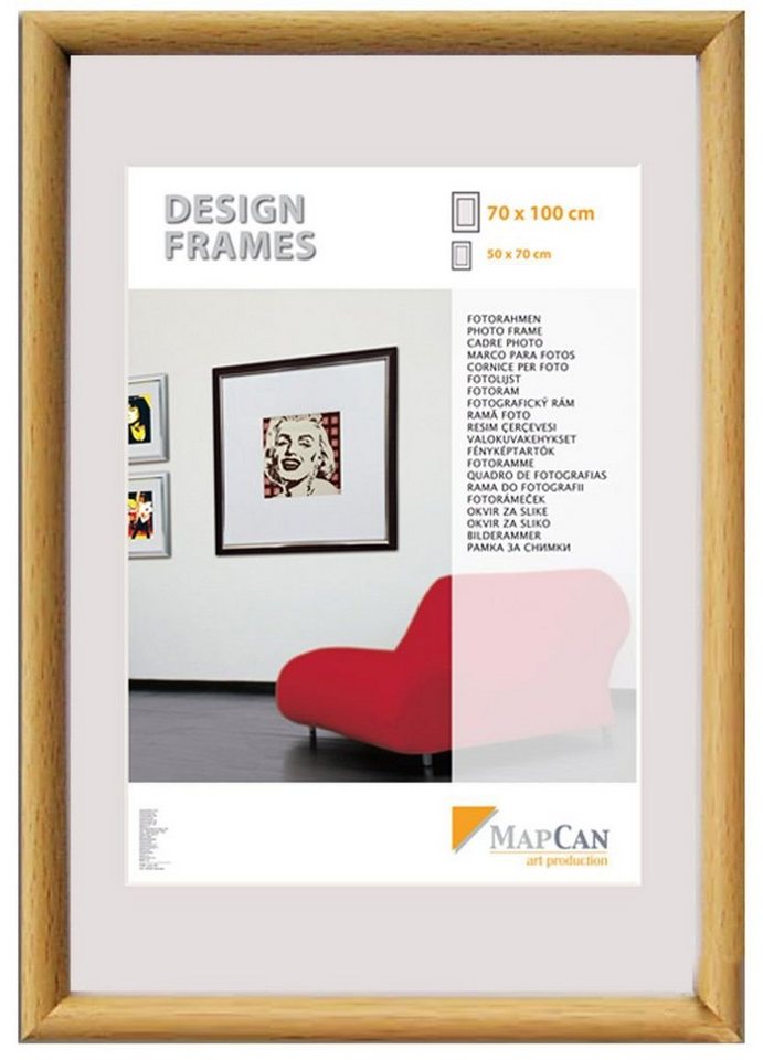 The Wall - the art of framing AG Bilderrahmen Kunststoff Bilderrahmen Design Frames buche, 10,5 von The Wall - the art of framing AG