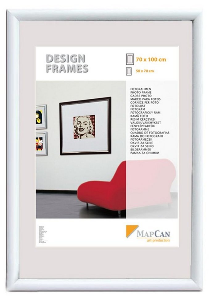 The Wall - the art of framing AG Bilderrahmen Kunststoff Bilderrahmen Design Frames weiß, 18 x von The Wall - the art of framing AG