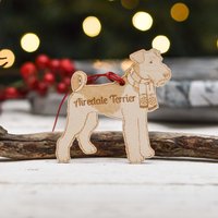 Personalisierte Airedale-Terrier-Hundedekoration - Detailliert von TheCraftyGiraffeEtsy