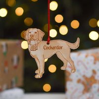 Personalisierte Cockerdor-Hundedekoration - Detailliert von TheCraftyGiraffeEtsy