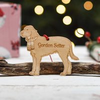 Personalisierte Gordon-Setter-Hundedekoration - Detailliert von TheCraftyGiraffeEtsy