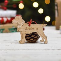 Personalisierte Jagdterrier-Hundedekoration - Detailliert von TheCraftyGiraffeEtsy