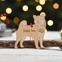 Personalisierte Shiba Inu Hundedekoration - Detailliert von TheCraftyGiraffeEtsy