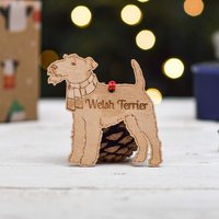 Personalisierte Waliser-Terrier-Hundedekoration - Detailliert von TheCraftyGiraffeEtsy