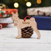 Personalisierte Basenji Hund Dekoration - Detailliert von TheCraftyGiraffeEtsy