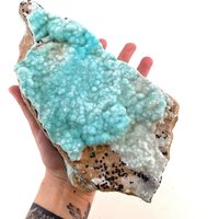 xxl Blauer Aragonit | Pakistan, Blauer Aragonit, Roher Kristall von SpiritNectarGems
