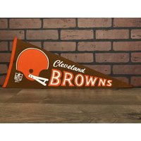 1960Er Jahre Cleveland Browns Nfl Large Vintage Wimpelkette von TheSportsAlternative