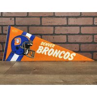 1980Er Denver Broncos Nfl Großer Vintage Wimpel von TheSportsAlternative