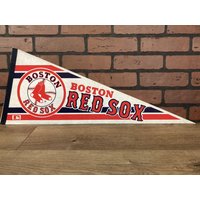 1980Er Jahre Boston Red Sox Mlb Großer Vintage Wimpel von TheSportsAlternative