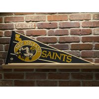 1990Er New Orleans Saints Nfl Large Vintage Wimpelkette von TheSportsAlternative