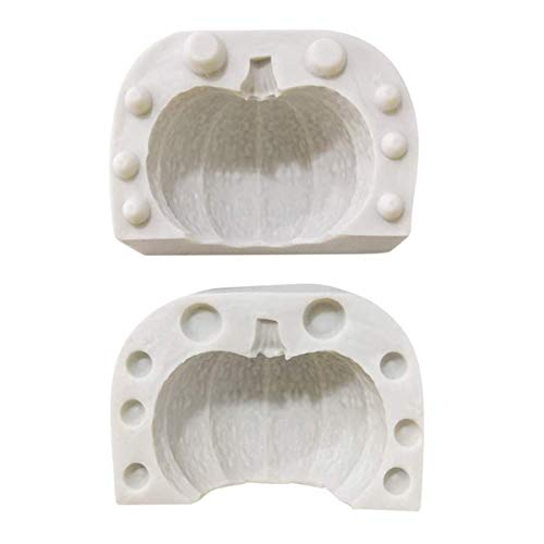 TheStriven 3D Kürbis Silikonform Halloween Silikonform Kürbis Kerze Silikonform Halloween Molds Backformen Kürbis Silikon für Seife, Schokolade, Kuchen, Brot, Keks von TheStriven