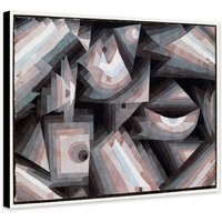 Kristallabstufung - Abstrakt Von Paul Klee | 1921 Gerahmte Leinwand Gerollte Foto-/Posterdruck von TheWorldArtPrintCo