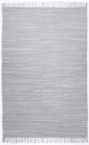 Theko Happy Cotton Teppich 100% Baumwolle 650_Grey Rechteckig 40x60 cm Theko Happy Cotton Teppich 100% Baumwolle 650_Grey Rechteckig 40x60 cm von Theko