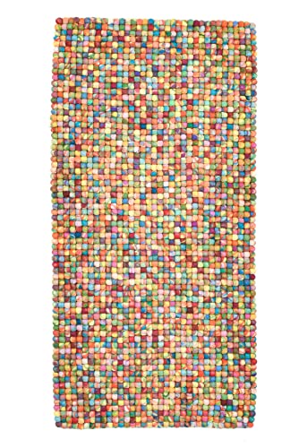 Theko Ballo Uni 802 Klassischer Orientteppich strapazierfähig und sehr robust in der Farbe Multicolor, Maße: 90cm x 160cm, 406876 Theko Ballo Uni 802 Klassischer Orientteppich strapazierfähig und sehr robust in der Farbe Multicolor, Maße: 90cm x 160cm, 406876 von Theko