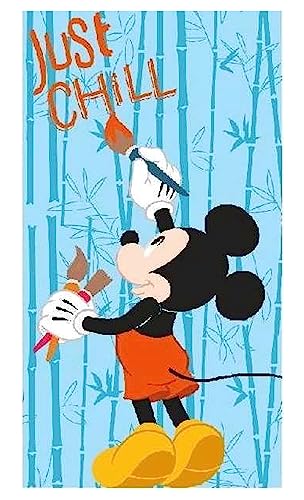 Theonoi Kinder - Handtuch Saunatuch Strandtuch Duschtuch Badetuch - 70 x 140 cm -Geschenk Jungen Mikrofaser (Mickey) von Theonoi