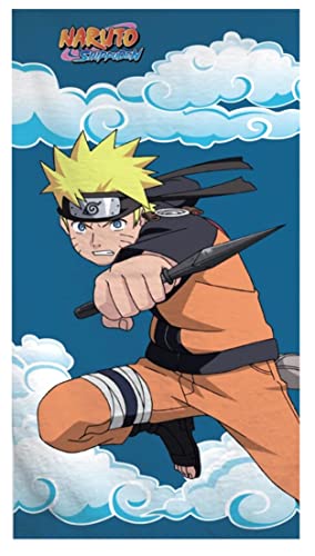 Theonoi Kinder - Handtuch Saunatuch Strandtuch Duschtuch Badetuch - 70 x 140 cm -Geschenk Jungen Mikrofaser (Naruto) von Theonoi