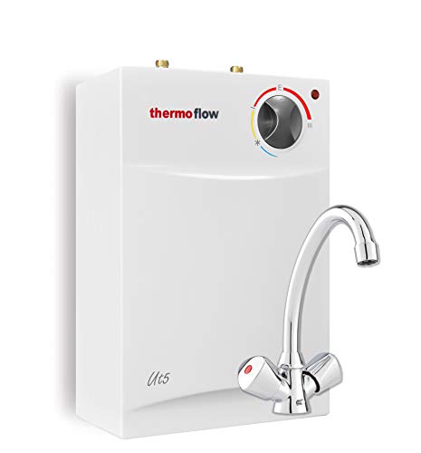 Boiler Warmwasserspeicher 5 L Untertisch Niederdruck 2kW + Armatur Thermoflow von Thermoflow