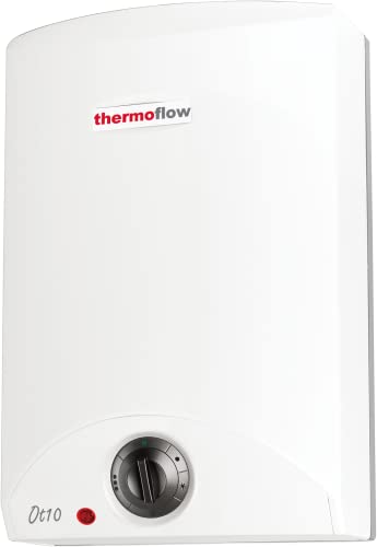 Thermoflow OT 10 Obertischspeicher drucklos | Warmwasserboiler 10 l Speichervolumen | Elektro-Warmwasserboiler G 1/2" Anschluss | 35-75 °C | 65 °C in 20 min. von Thermoflow