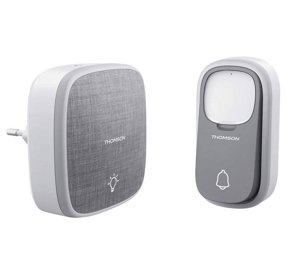 Thomson KINETIC HALO Funkgong Smart Home Türklingel (batterielos, mit Namensschild) von Thomson