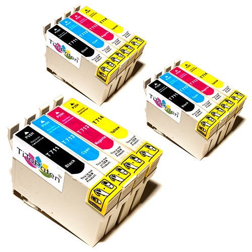 12x Kompatible Druckerpatronen - Ersatz für T0896 - Cyan / Magenta / Gelb / Schwarz- PATRONEN MIT NEUESTEN CHIP - Epson Stylus B40W BX300f BX310FN BX600FW BX610FW D120 Network D78 D92 DX400 DX4000 DX4050 DX4400 DX4450 DX5000 DX5050 DX6000 DX6050 DX6050EN DX7000 DX7000F DX7400 DX7450 DX8000 DX8400 DX8450 DX9400F Wifi Office SX600FW S20 S21 SX100 SX105 SX110 SX115 SX200 SX205 SX210 SX215 SX400 SX405 SX410 SX415 SX510W SX515W SX610FW von TiToPaten