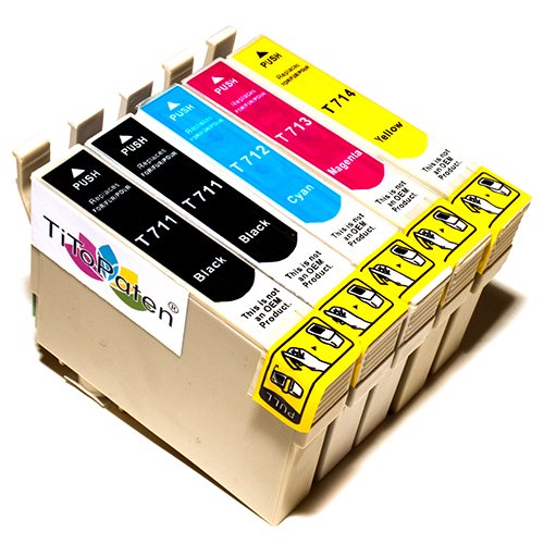 5x Kompatible Druckerpatronen - Ersatz für T0896 - Cyan / Gelb / Magenta / Schwarz- PATRONEN MIT NEUESTEN CHIP - Epson Stylus B40W BX300f BX310FN BX600FW BX610FW D120 Network D78 D92 DX400 DX4000 DX4050 DX4400 DX4450 DX5000 DX5050 DX6000 DX6050 DX6050EN DX7000 DX7000F DX7400 DX7450 DX8000 DX8400 DX8450 DX9400F Wifi Office SX600FW S20 S21 SX100 SX105 SX110 SX115 SX200 SX205 SX210 SX215 SX400 SX405 SX410 SX415 SX510W SX515W SX610FW von TiToPaten