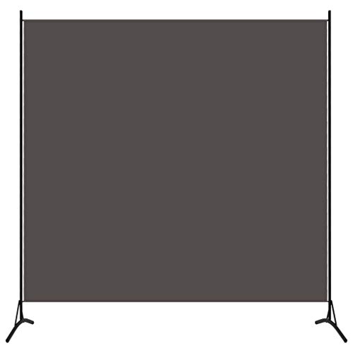 Tidyard Raumteiler Paravent Trennwand Paravent Umkleide Sichtschutz Spanische Wand Raumtrenner 175 x 180 cm Anthrazit von Tidyard
