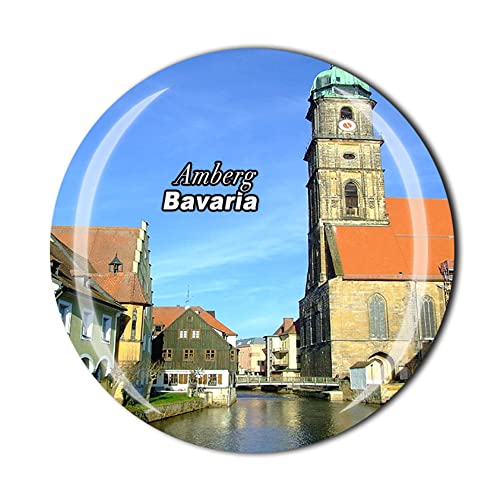 Amberg Bayern Deutschland Kühlschrankmagnet Kristall Touristen Souvenir Geschenkkollektion Kühlschrank Magnet Aufkleber von Timefly